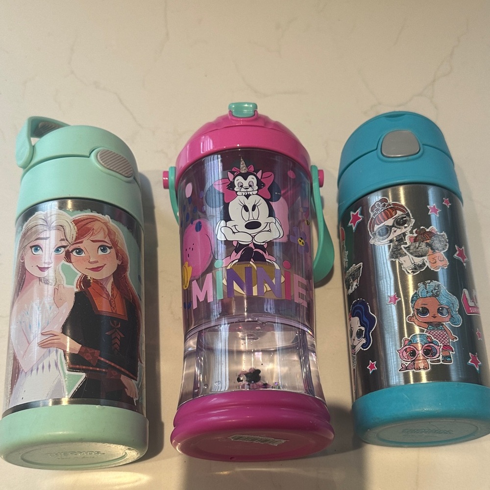 Disney and Thermos Water Bottles